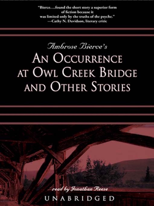 book analysis an occurrence at owl Analysis of an occurrence at owl creek bridge essays: over 180,000 analysis of an occurrence at owl creek bridge essays, analysis of an occurrence at owl creek bridge term papers, analysis of an occurrence at owl creek bridge research paper, book reports 184 990 essays, term and research papers available for unlimited access. book analysis an occurrence at owl Analysis of an occurrence at owl creek bridge essays: over 180,000 analysis of an occurrence at owl creek bridge essays, analysis of an occurrence at owl creek bridge term papers, analysis of an occurrence at owl creek bridge research paper, book reports 184 990 essays, term and research papers available for unlimited access.